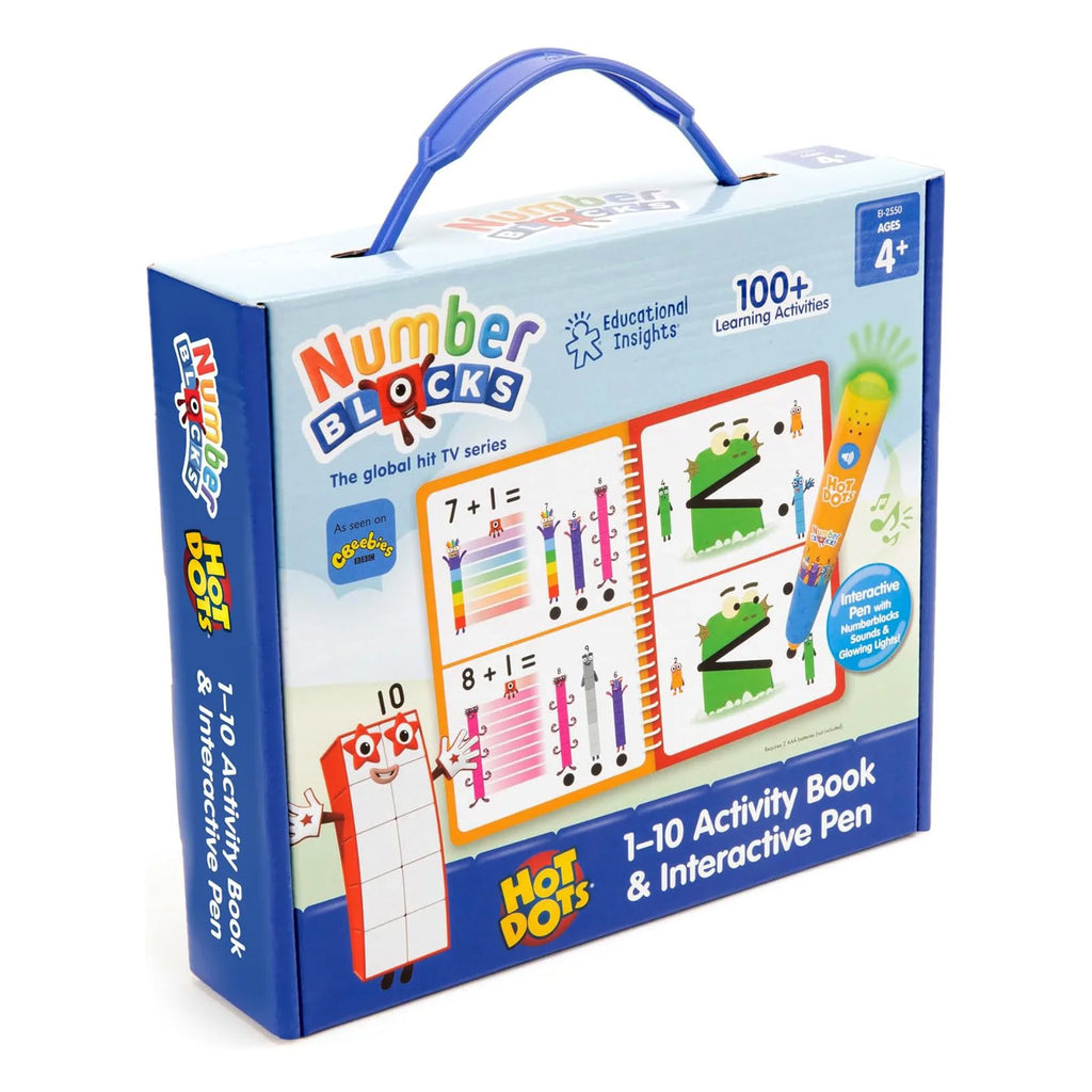 Educational Insights Hot Dots Numberblocks 1-10 Activity Book & Pen - TOYBOX Toy Shop