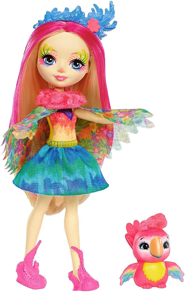 Enchantimals FJJ21 Peeki Parrot & Sheeny - TOYBOX Toy Shop
