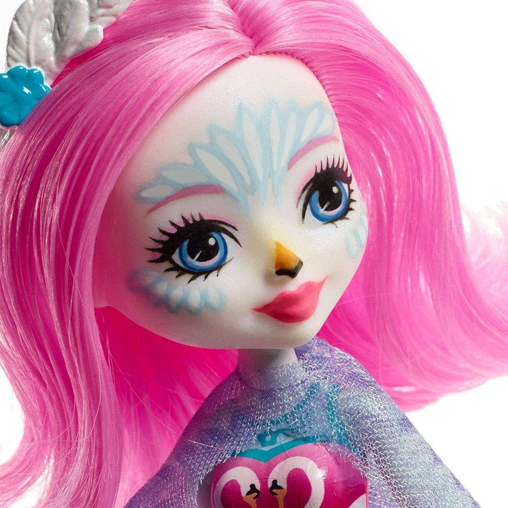 Enchantimals FRH38 Saffi Swan Doll and Poise Figure - TOYBOX Toy Shop