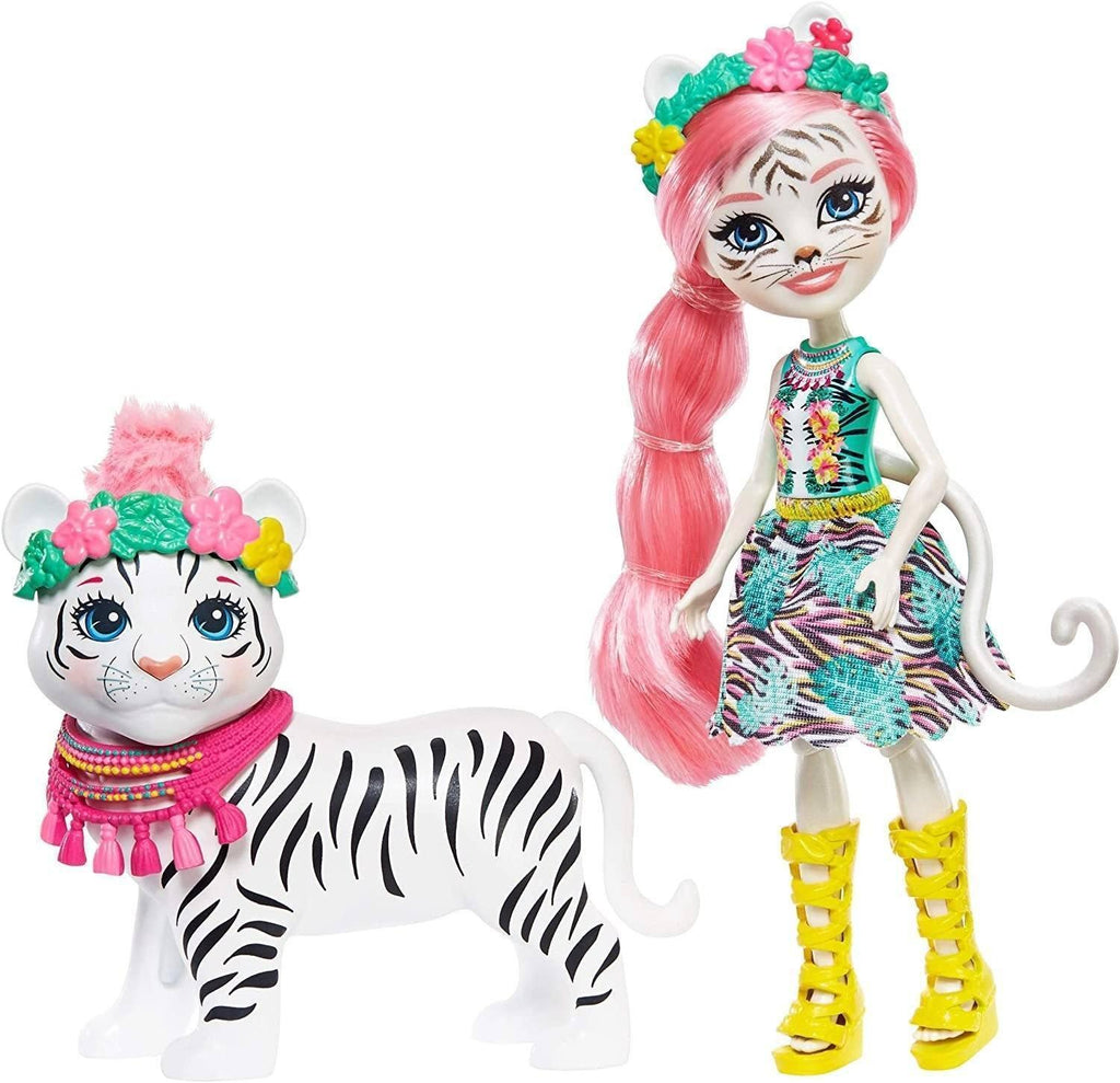 Enchantimals GFN57 Tadley Doll (6-in) & Kitty White Tiger Animal Figure - TOYBOX Toy Shop