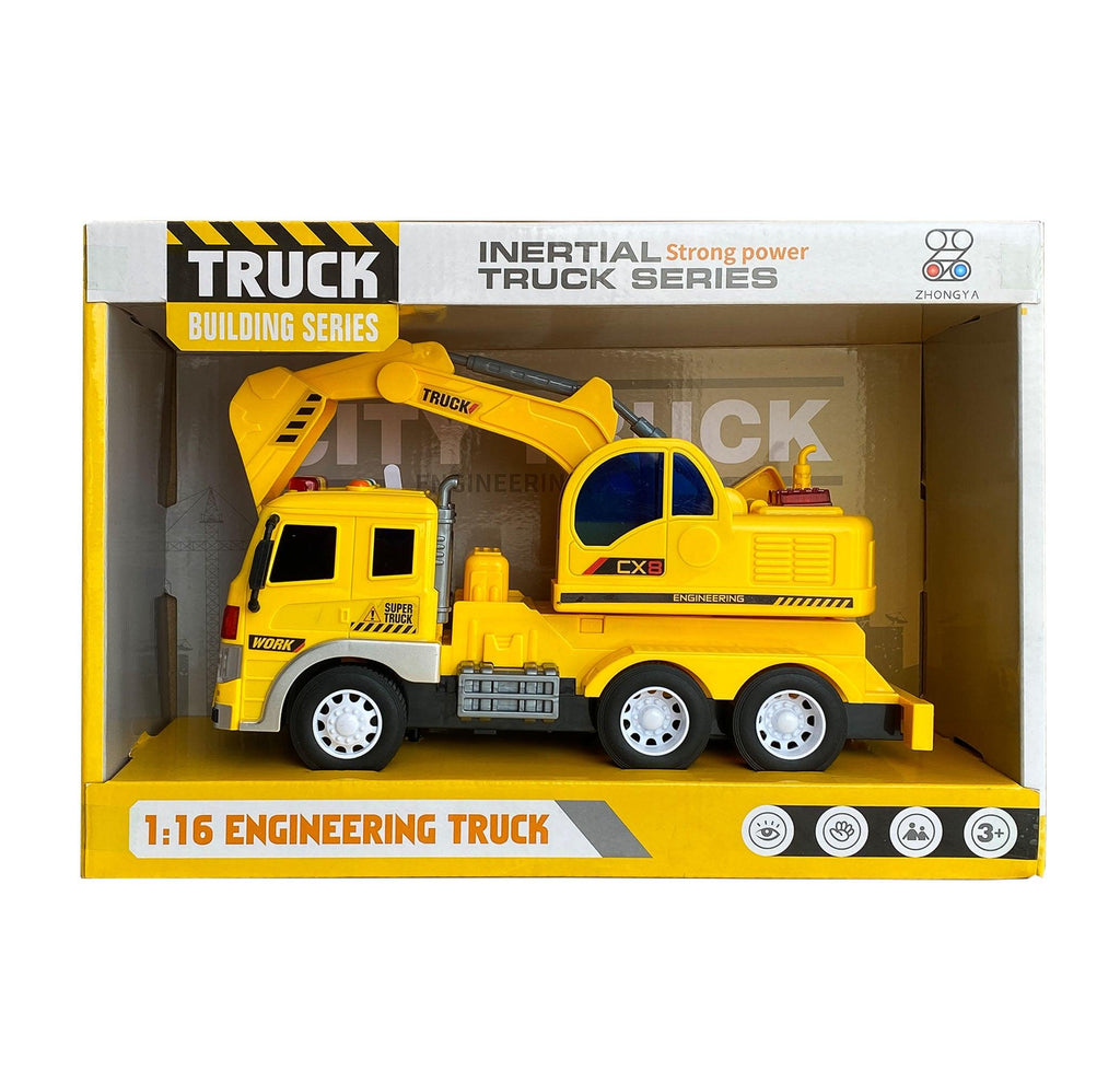 Engineering Interactive Excavating Truck with Lights & Sounds - TOYBOX Toy Shop