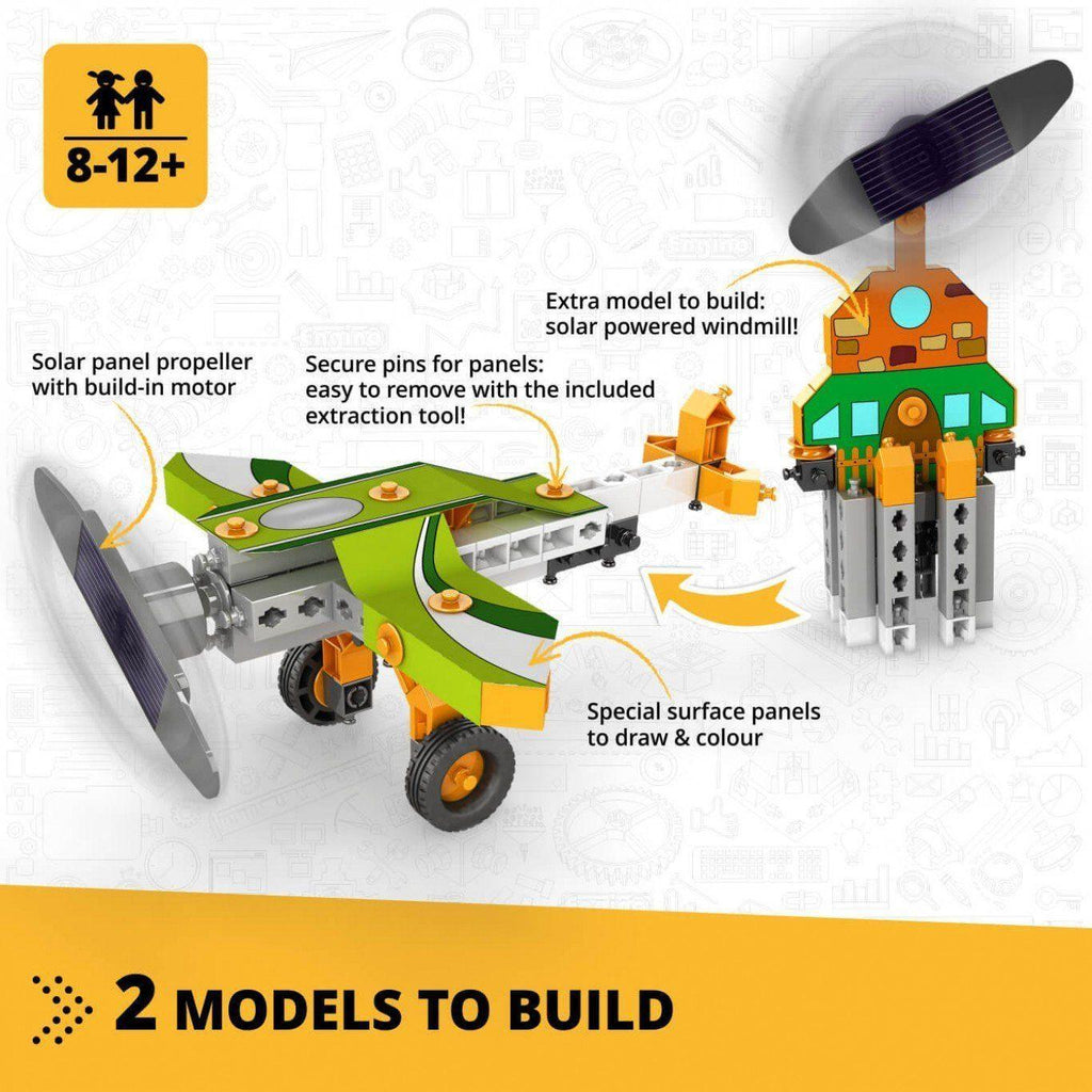 ENGINO Academy Of Steam Series Solar Plane - TOYBOX Toy Shop