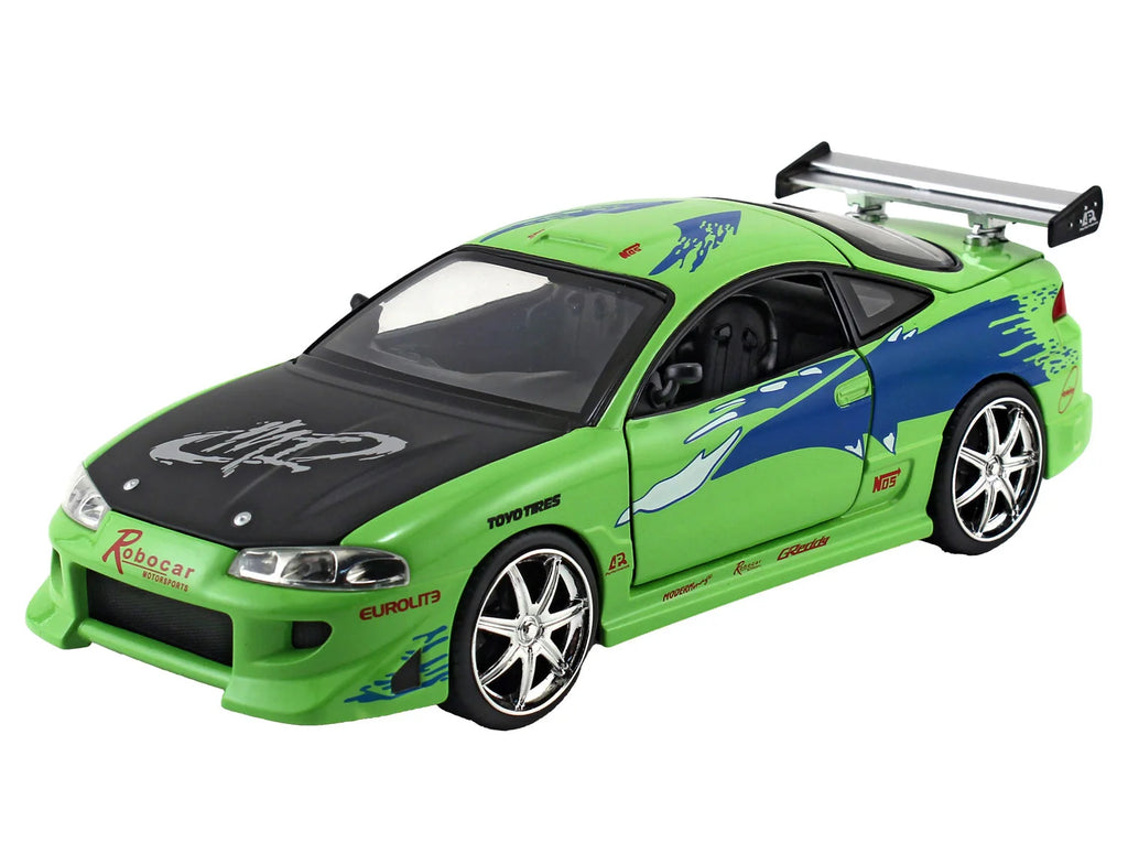 Fast & Furious Mitsubishi - Eclipse 1995 Scala 1:24 Diecast - TOYBOX Toy Shop