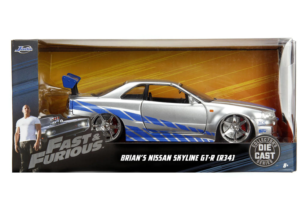 Hollywood Rides - Fast & Furious: 2002 Nissan Skyline GT-R - TOYBOX Toy Shop