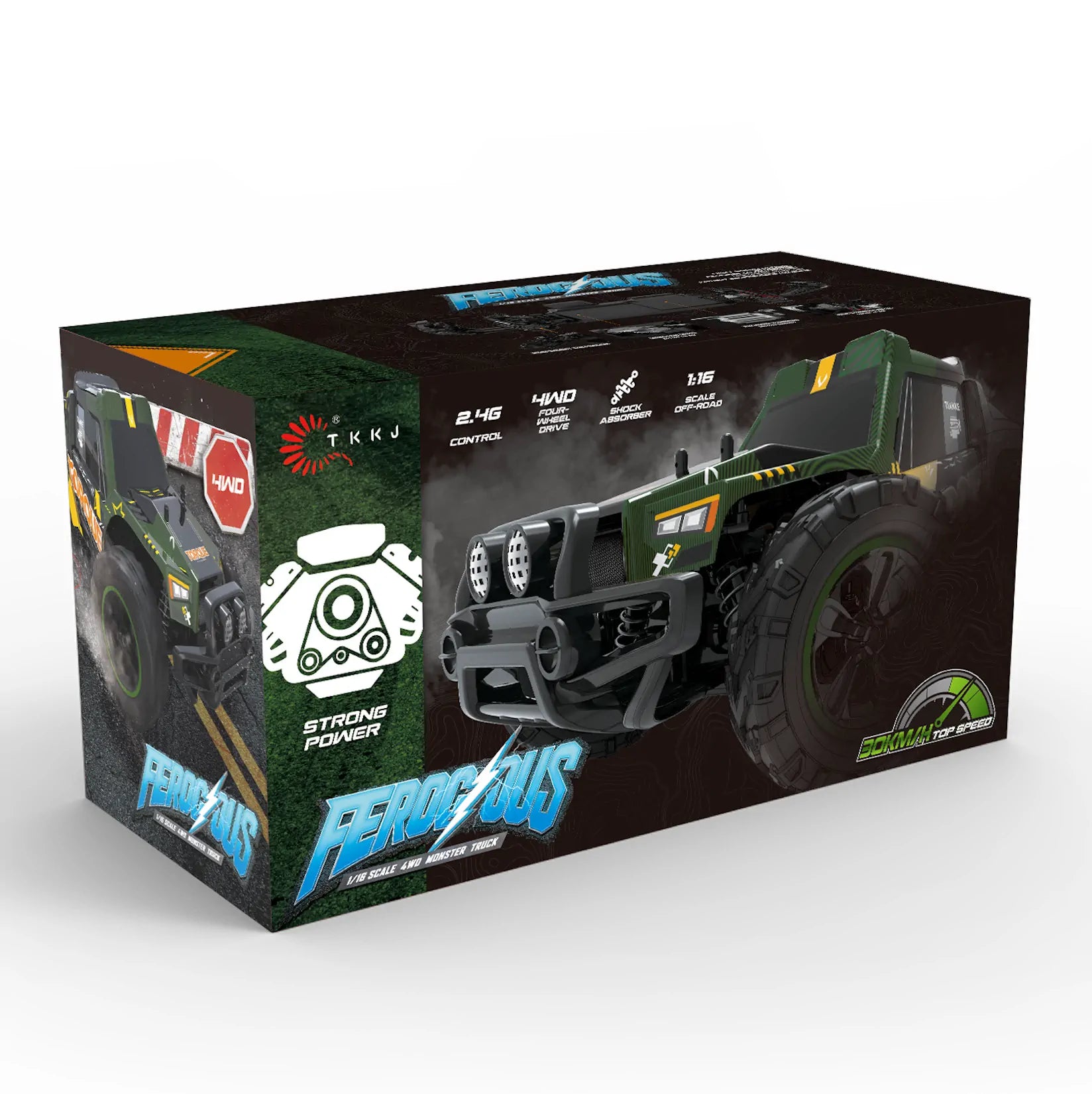 FEROCIOUS RC Monster Truck TOYBOX