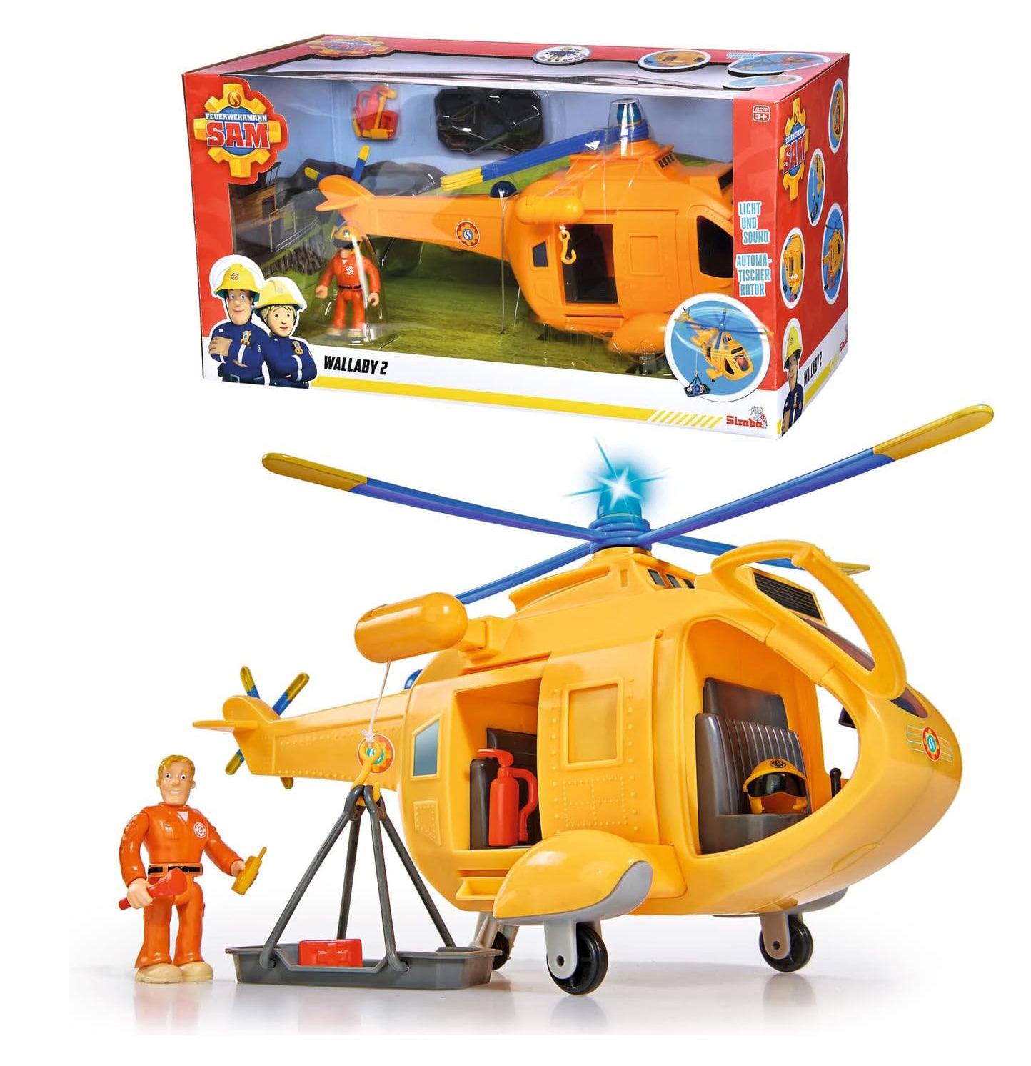 Mountain Rescue Helicopter Fireman Sam To The Rescue Playset