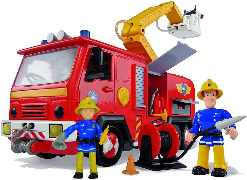 Fireman Sam Jupiter Deluxe Fire Engine With Two Figures - TOYBOX Toy Shop