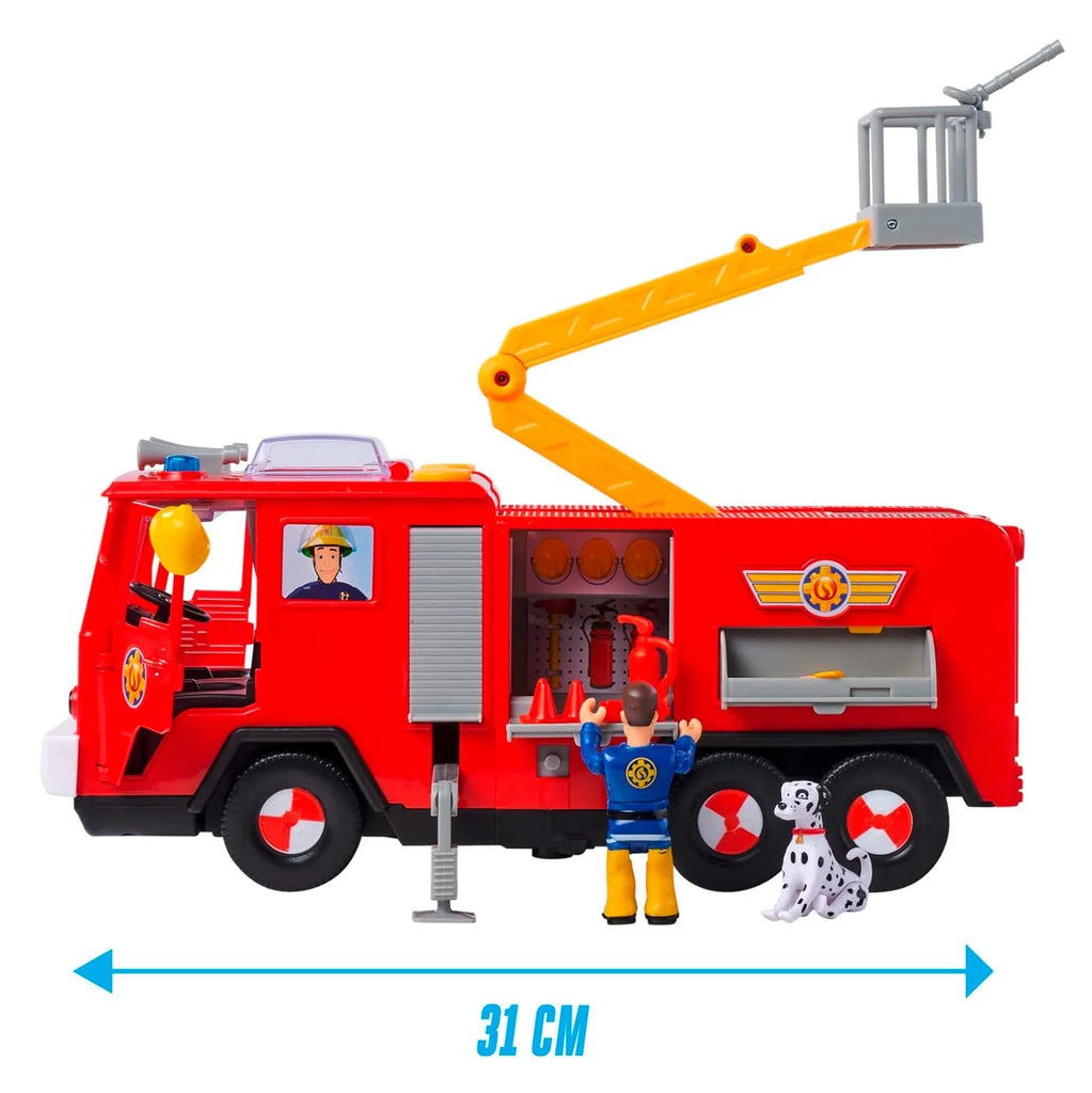 Fireman Sam Jupiter Pro 31cm Fire Engine Playset - TOYBOX Toy Shop