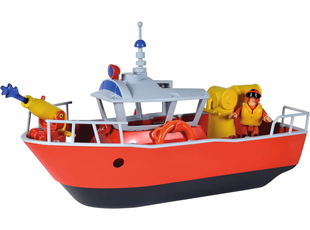 Fireman Sam Titan Fireboat 32 cm with Sam Action Figure - TOYBOX Toy Shop