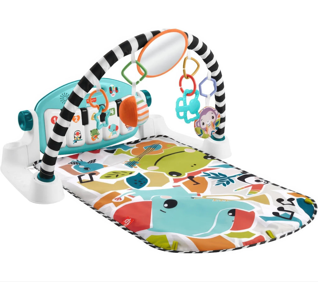 Fisher-Price Baby Activity Mat Glow and Grow Kick & Play Piano Gym