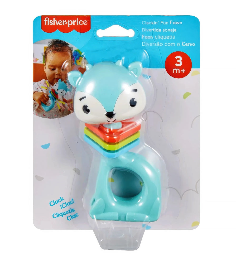 Fisher-Price Clackin' Fun Fawn Rattle