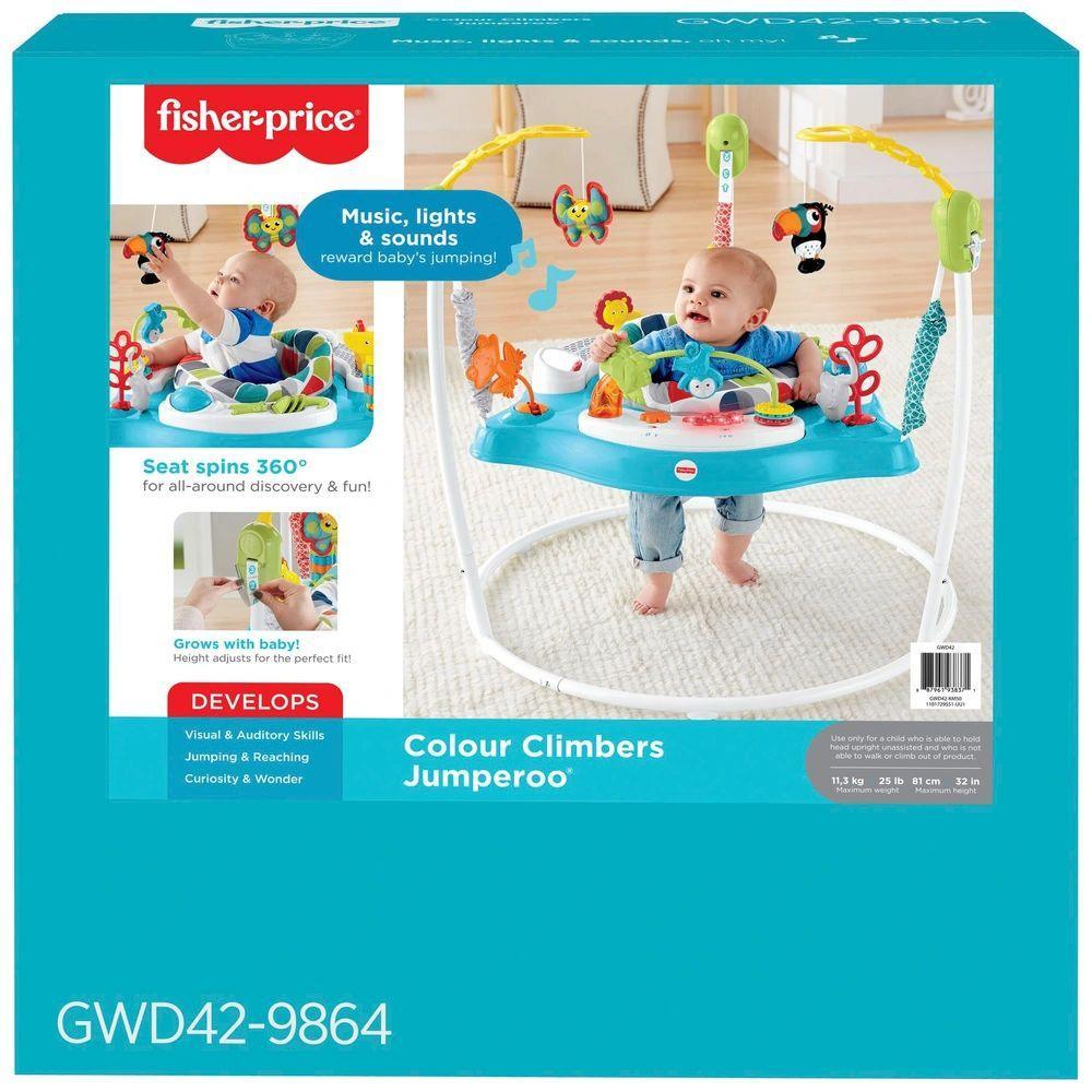 Fisher-Price Colour Climbers Jumperoo - TOYBOX Toy Shop