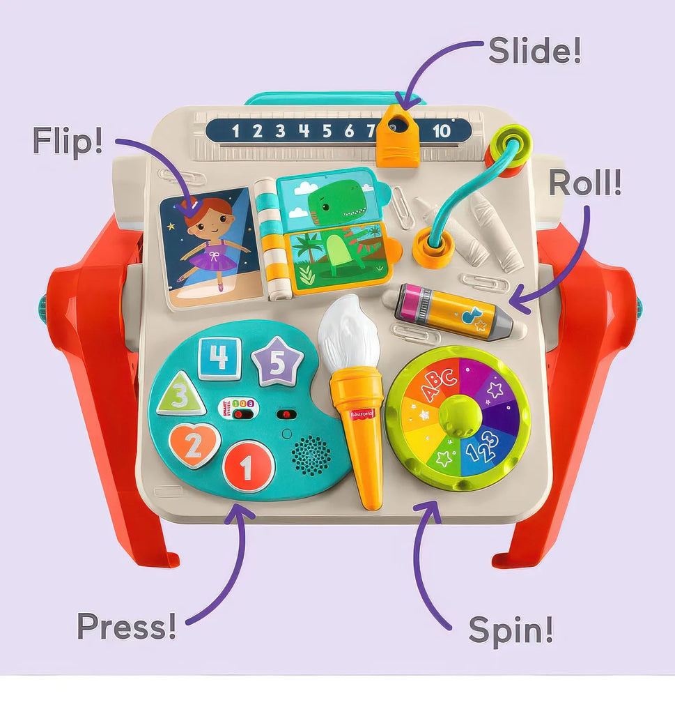 Fisher-Price Laugh & Learn 4-in-1 Activity Table and Artistic Easel