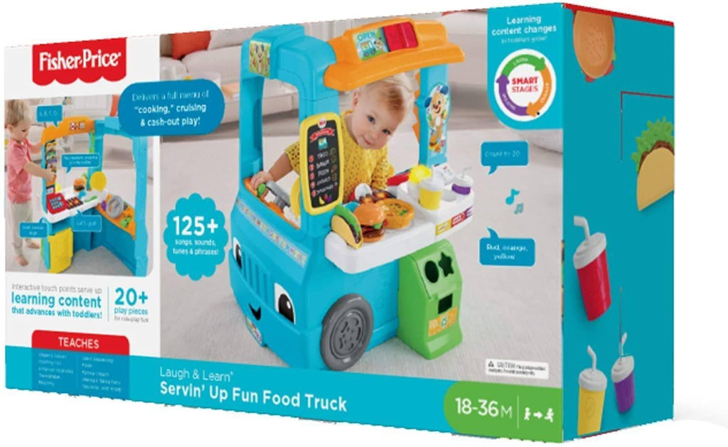 Fisher-Price Laugh and Learn Servin Up Fun Food Truck - TOYBOX
