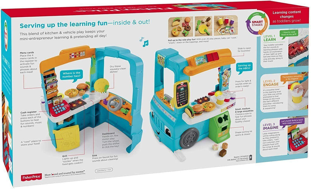 Fisher-Price Laugh and Learn Servin Up Fun Food Truck - TOYBOX