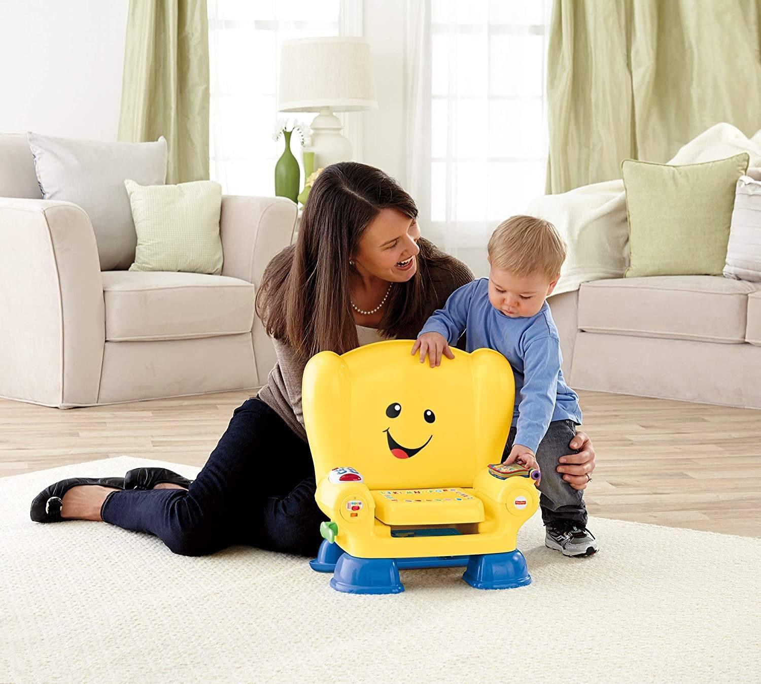 Level Fun Chair Fisher-Price Laugh & Learn Smart Stage Yellow Activity Chair | Buy ...