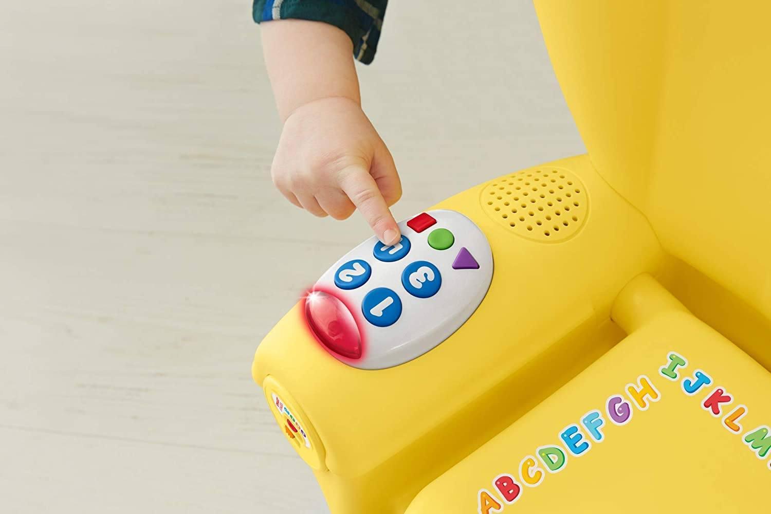 Level Fun Chair Fisher-Price Laugh & Learn Smart Stage Yellow Activity Chair | Buy ...