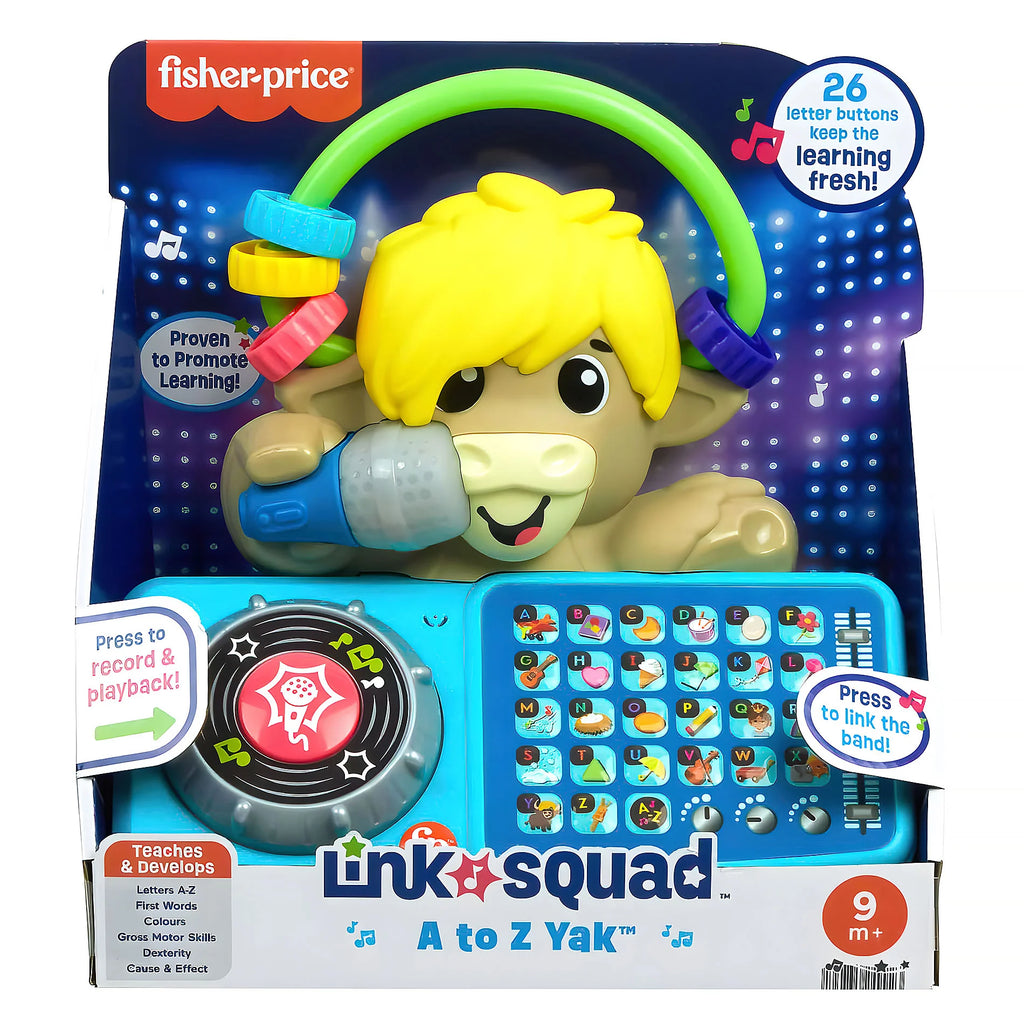 Fisher-Price Link Squad A to Z Yak Musical Learning Toy - TOYBOX Toy Shop
