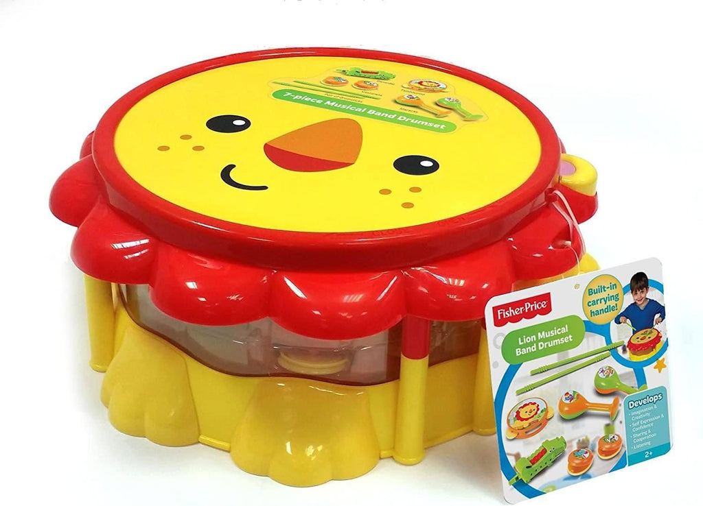 Fisher Price Lion Musical Band Drum Set - TOYBOX Toy Shop