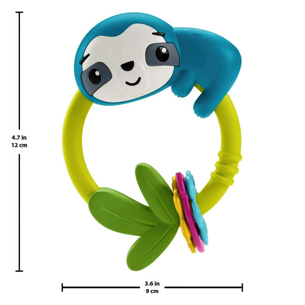 Fisher-Price Slide & Clack Sloth Rattle