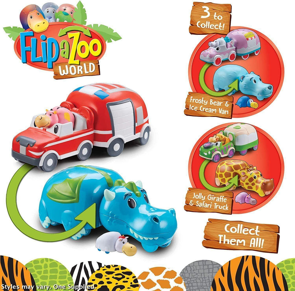 FLIPaZOO World Vehicle and Figure Set - Assortment - TOYBOX Toy Shop