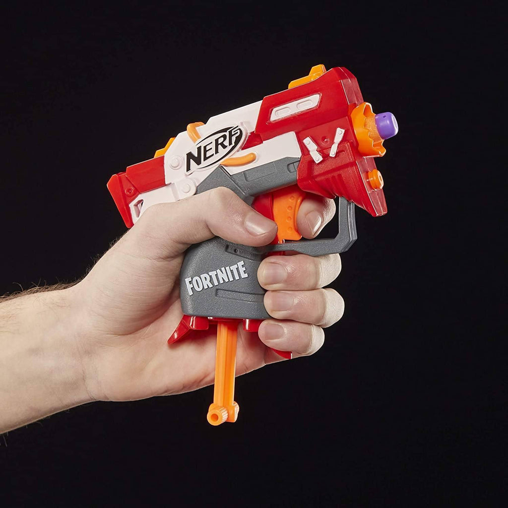 Fortnite TS Nerf MicroShots Dart-Firing Toy Blaster and 2 Nerf Darts - TOYBOX