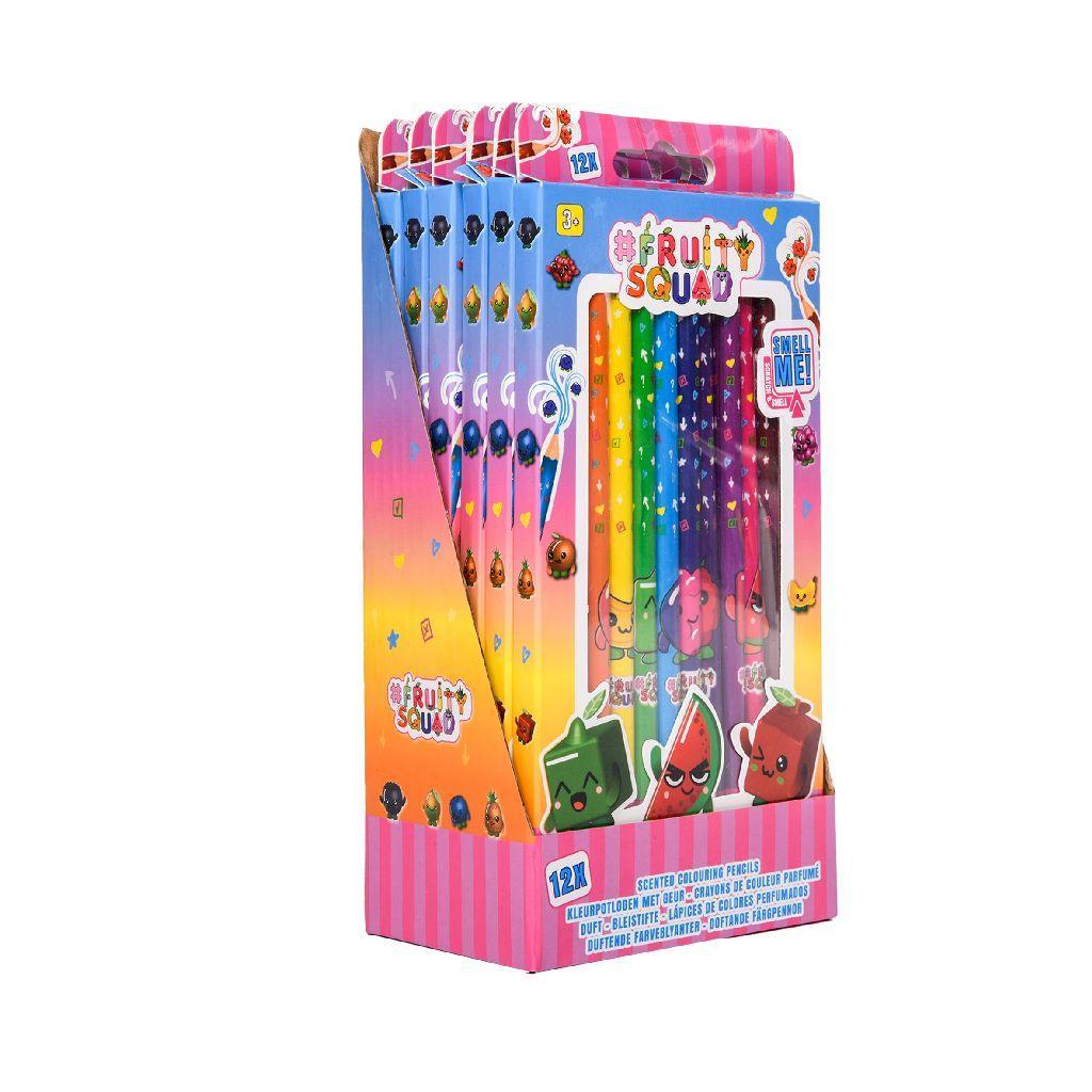 FRUITYSQUAD Scented Coloring Pencils 12 pack - TOYBOX Toy Shop