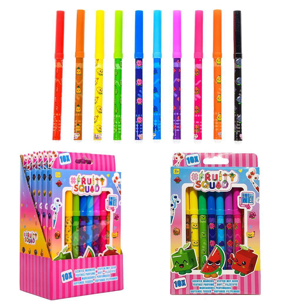 FRUITYSQUAD Scented Markers 10 Pack - TOYBOX Toy Shop