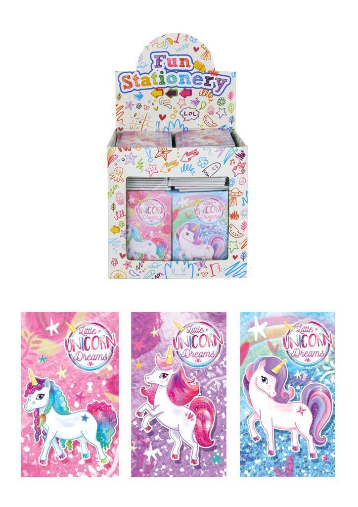 Fun Stationary Little Unicorn Dreams Notebook - Assorted - TOYBOX