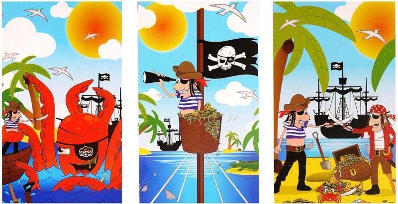Fun Stationary Pirates Notebook - Assorted - TOYBOX