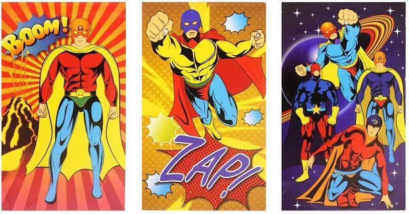 Fun Stationary Superheroes Notebook - Assorted - TOYBOX Toy Shop