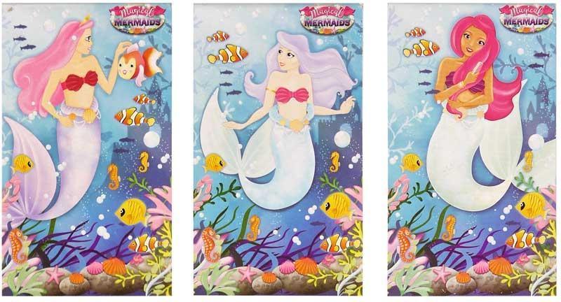 Fun Stationery Magical Mermaids Notebook - Assorted - TOYBOX Toy Shop