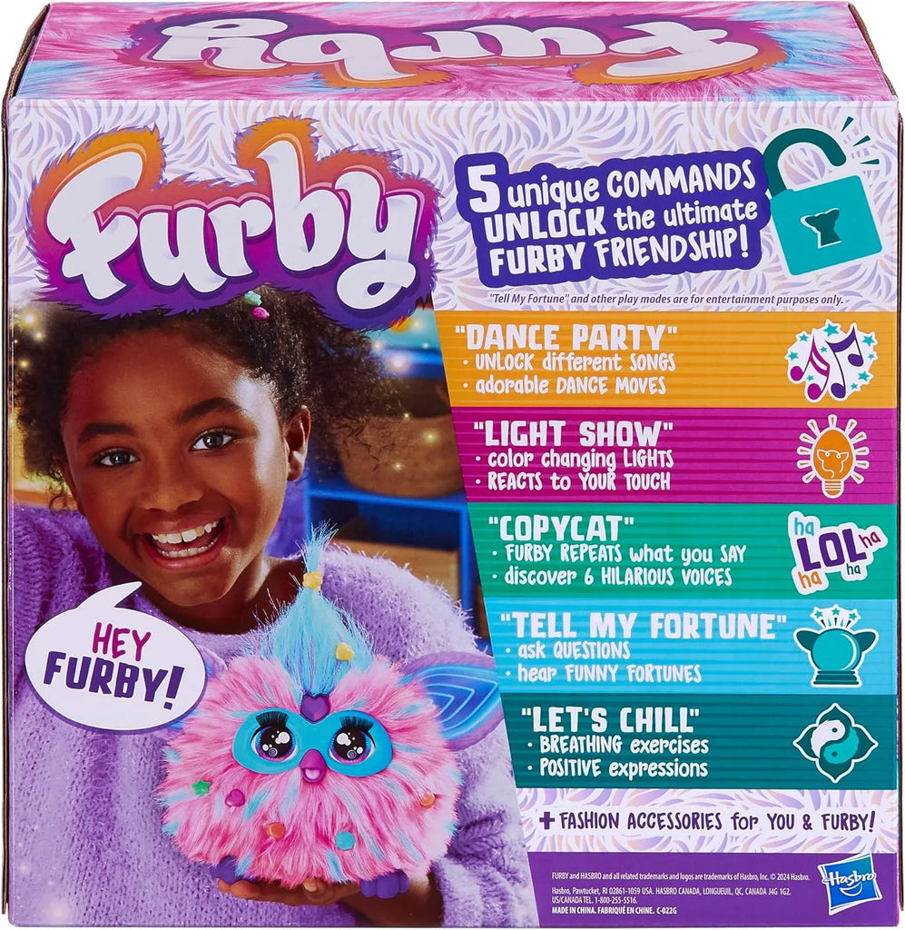 FURBY Cotton Candy Interactive Plush Toy