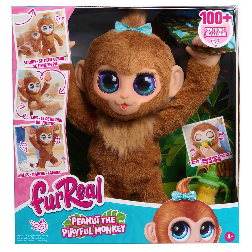 FurReal Peanut The Playful Monkey - TOYBOX Toy Shop