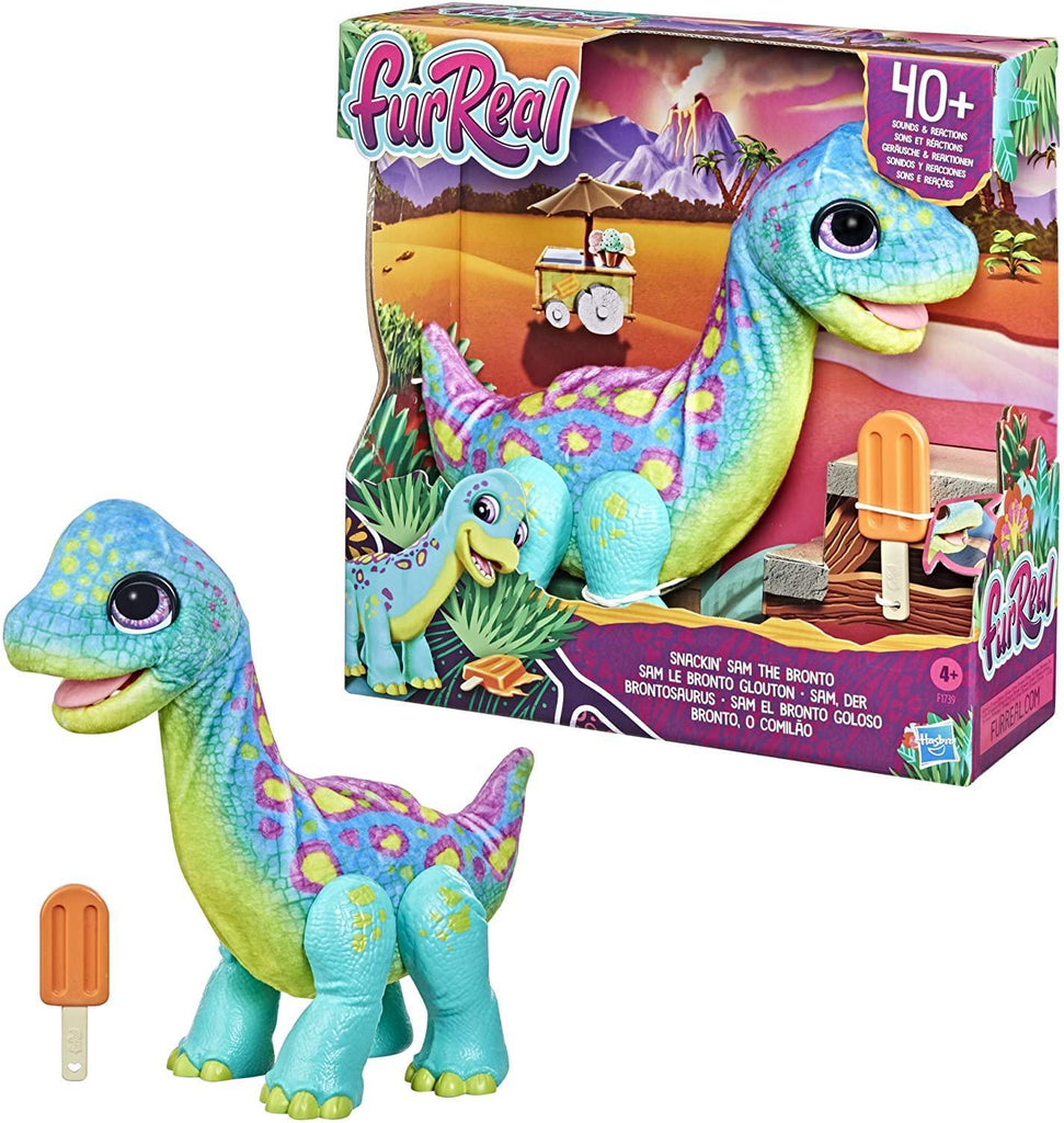 FurReal Snackin’ Sam the Bronto Interactive Plush - TOYBOX Toy Shop