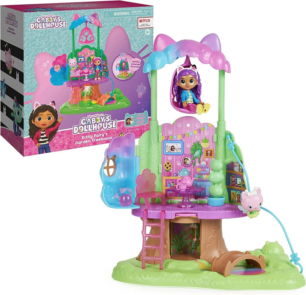 Gabby's Dollhouse Kitty's Fairy's Garden Treehouse Playset - TOYBOX Toy Shop