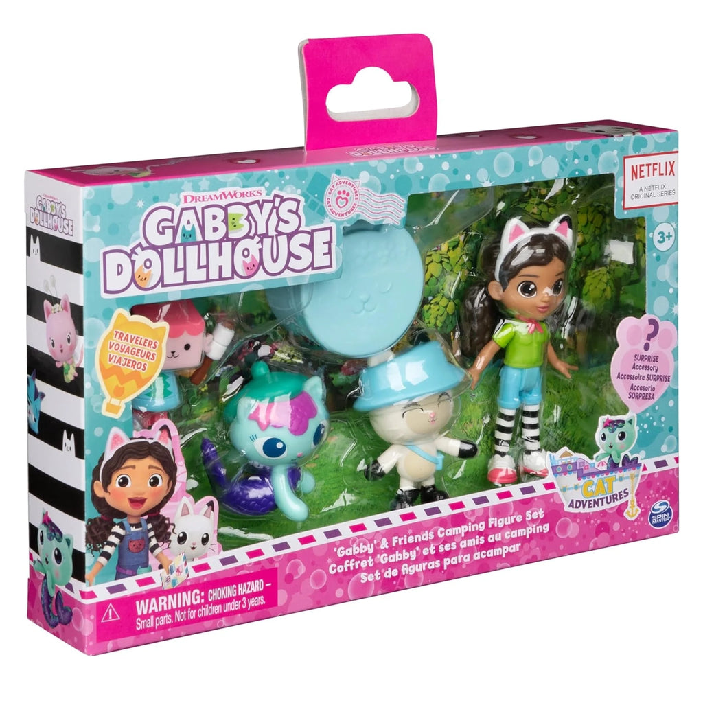 Gabby's Dollhouse Gabby & Friends Camping Figure Set - TOYBOX Toy Shop