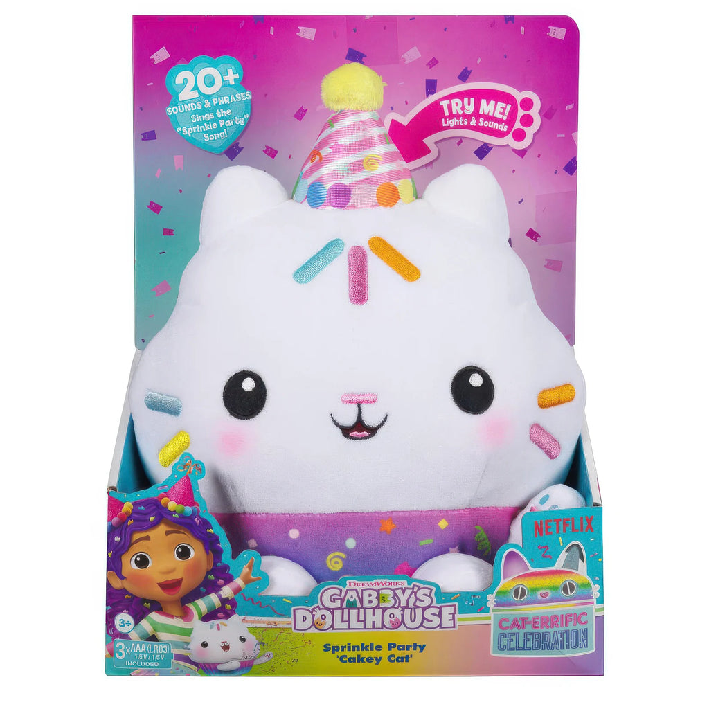 Gabby's Dollhouse Sprinkle Party Cakey Cat - TOYBOX Toy Shop