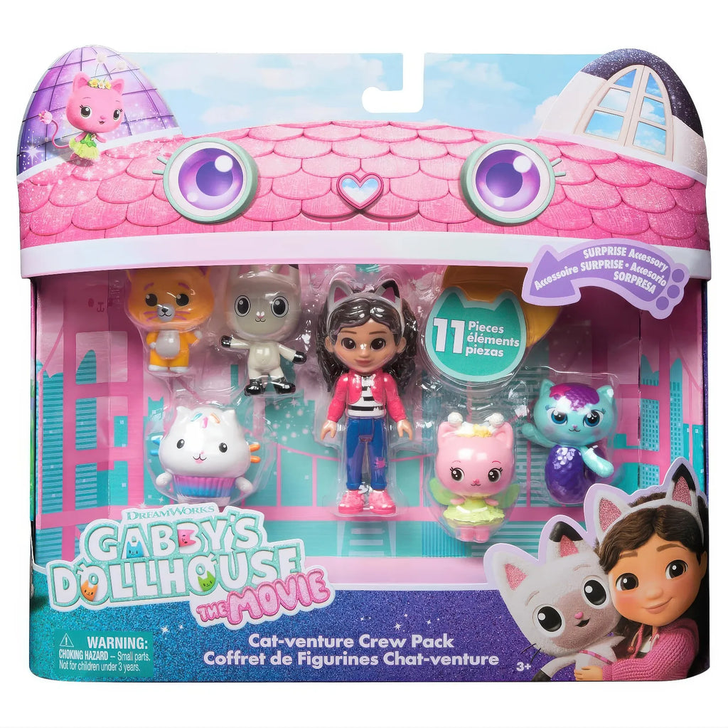 Gabby's Dollhouse The Movie Cat-venture Crew Pack