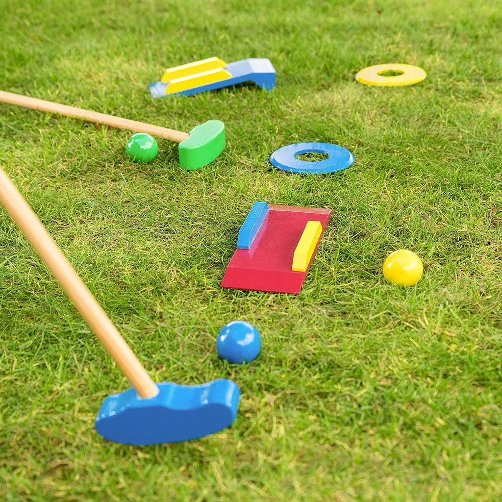 Garden Games Wooden Crazy Golf Set for Kids - TOYBOX Toy Shop