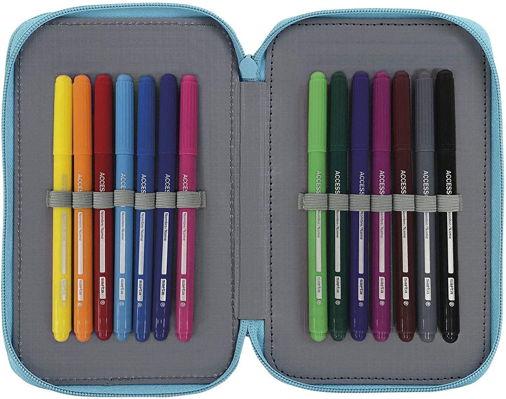 Glowlab Dreams Double Pencil Case Set With 28 Pieces - TOYBOX Toy Shop