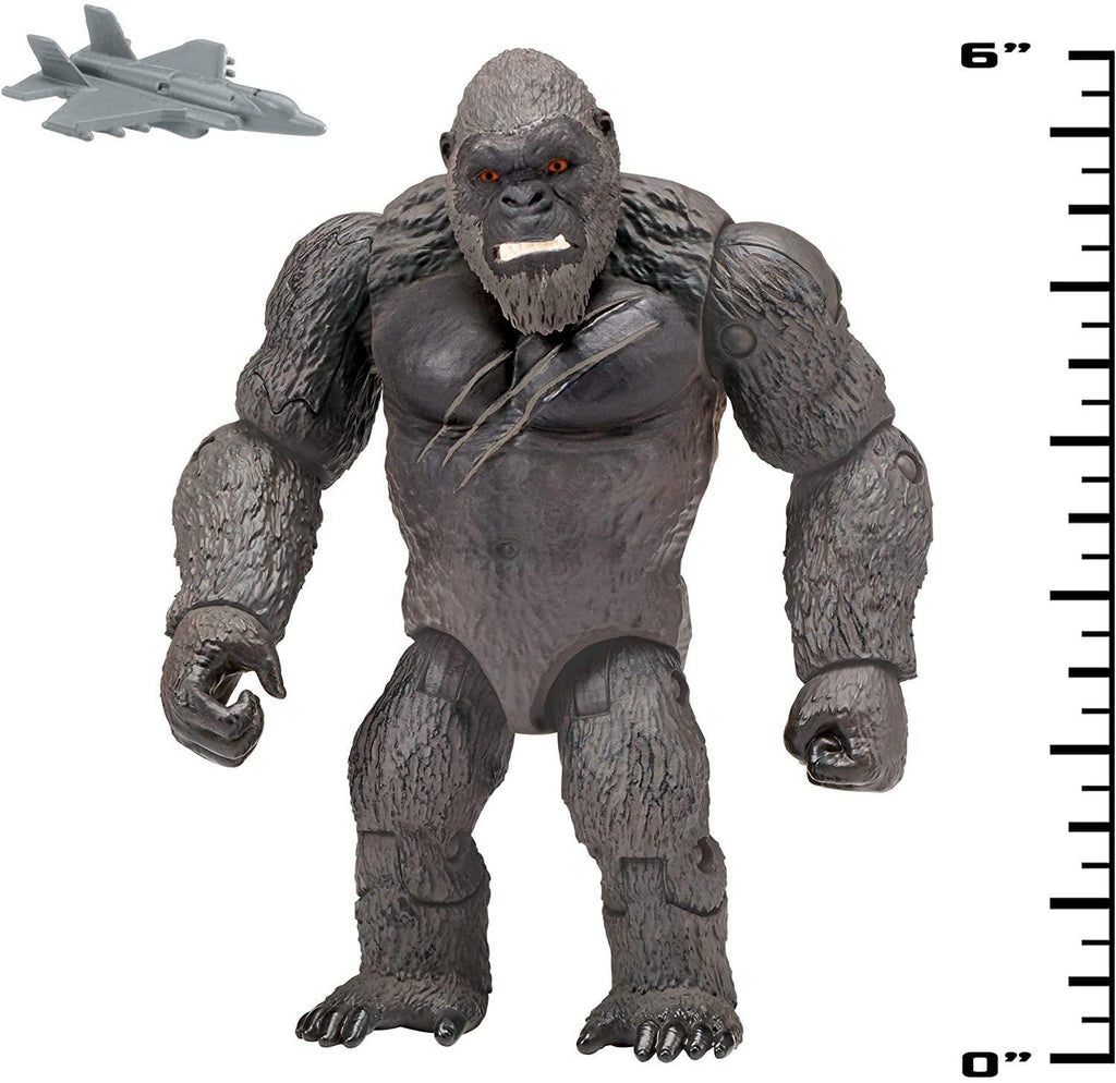 Godzilla vs Kong 6-inch Hollow Earth Monsters - Kong With Fighter Jet - TOYBOX Toy Shop