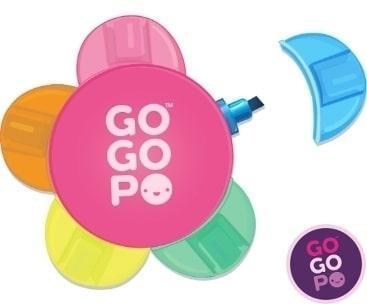 GOGOPO 5 Colour Flower Highlighters - TOYBOX Toy Shop