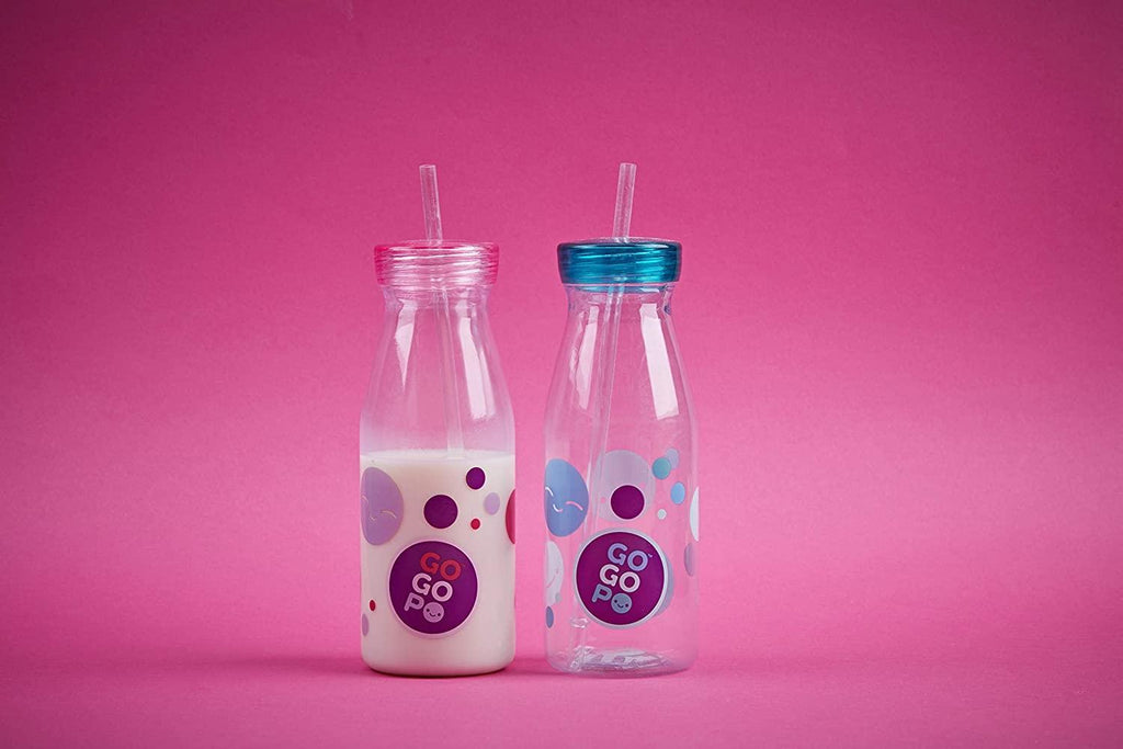GOGOPO Back To School Milk Bottle Stationery Bundle - Pink - TOYBOX Toy Shop