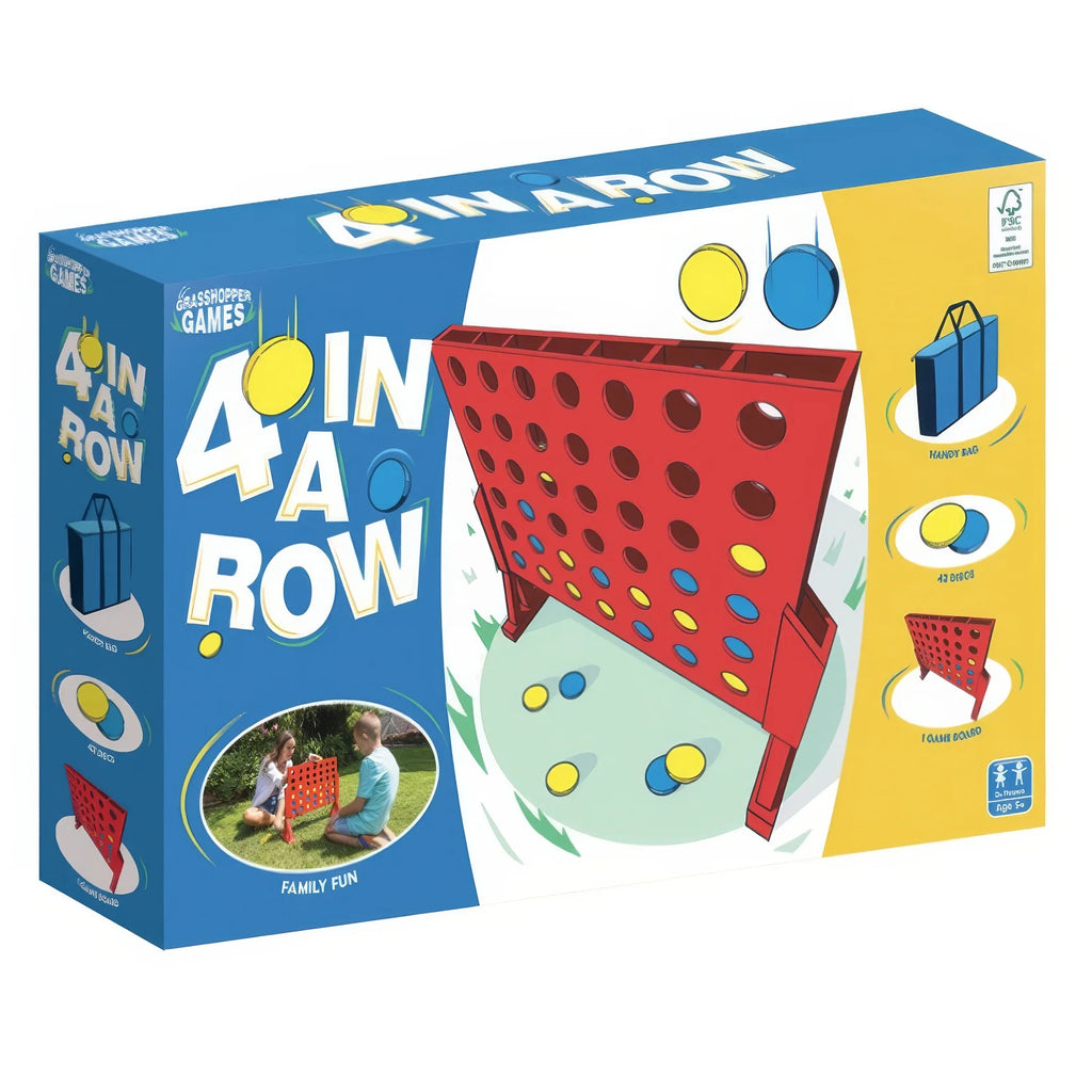 Grasshopper Games 4 In a Row Game - TOYBOX Toy Shop