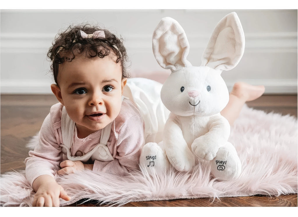 GUND Flora Rabbit Interactive Plush Toy 30cm
