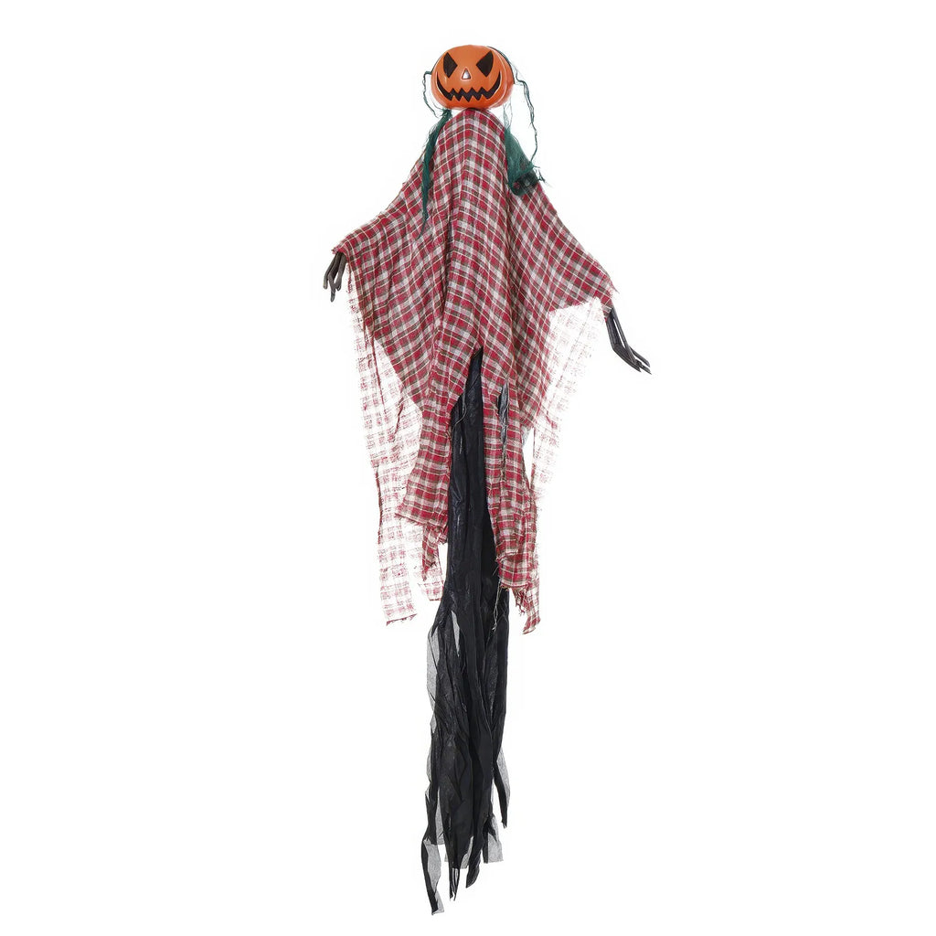Sinister Pumpkin Pendant 183cm - Halloween Fun For Kids