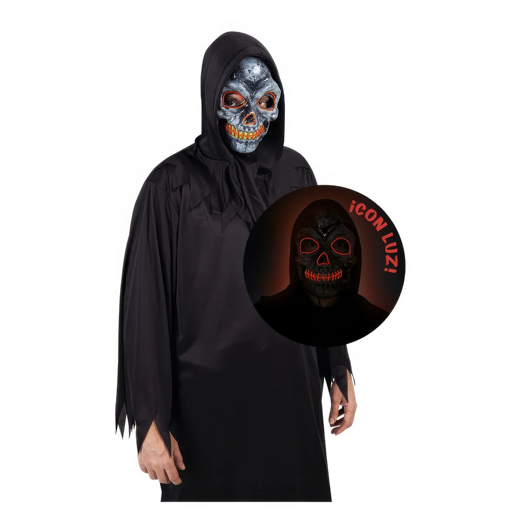 Skull with Light Mask - Dress-up Fun For Kids