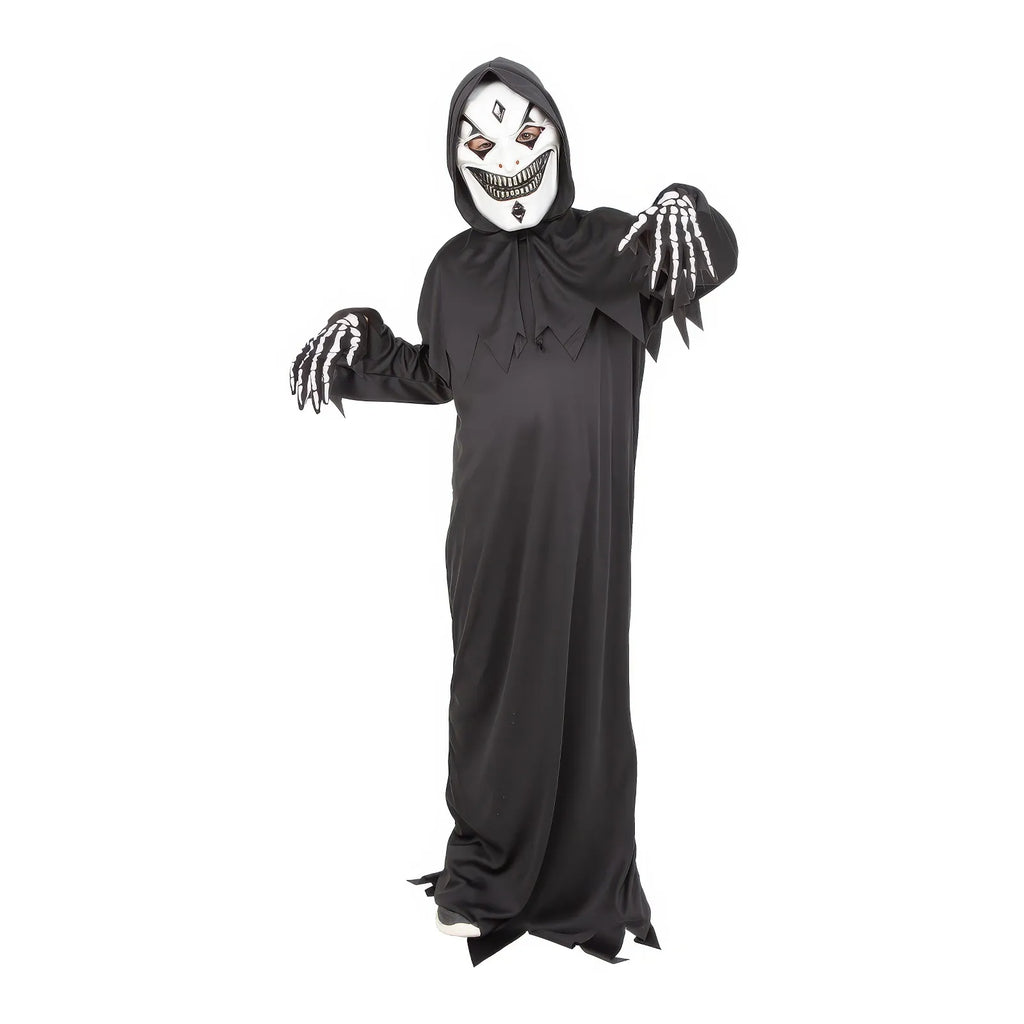 Clown Mortal Kids Fancy Dress Costume - Size Medium