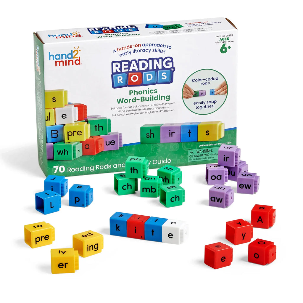 Hand2Mind Reading Rods Phonics Word-Building - TOYBOX Toy Shop